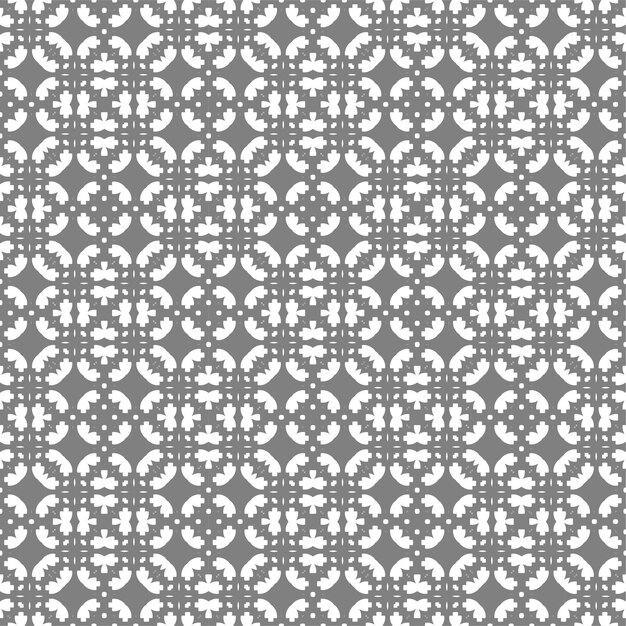 Patrón sin costuras abstracto con diseño de mano libre en blanco y negro Diseño de lujo simple y fondo de color gris