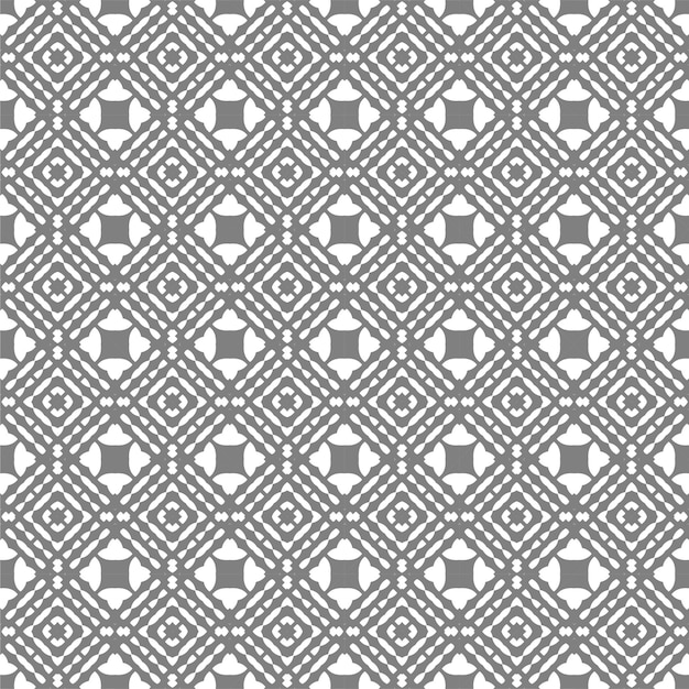 Patrón sin costuras abstracto con diseño de mano libre en blanco y negro Diseño de lujo simple y fondo de color gris