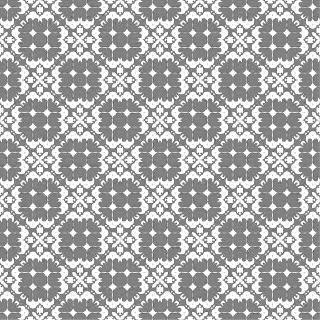 Patrón sin costuras abstracto con diseño de mano libre en blanco y negro Diseño de lujo simple y fondo de color gris