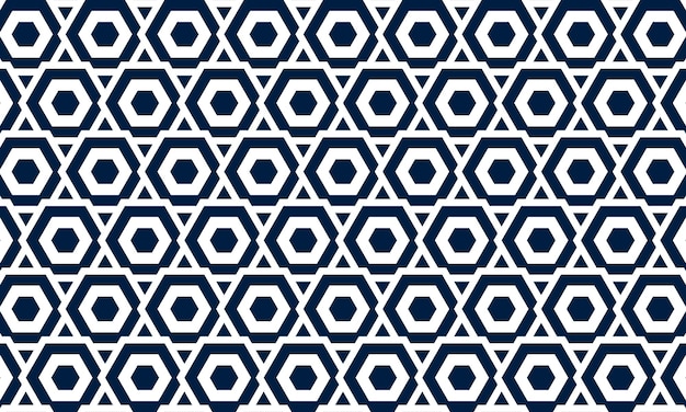 Patrón sin costuras abstracto fondo minimalista de octagonos azules repetidos