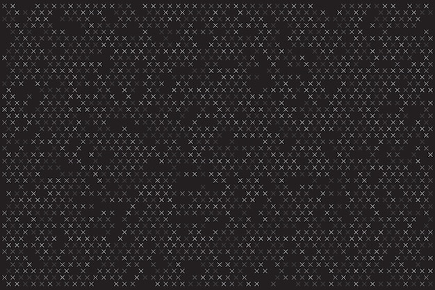 patrón sin costuras abstracto con formas geométricas sobre un fondo negro