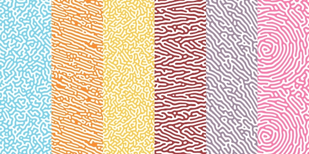 Patrón sin costuras abstracto orgánico de Turing