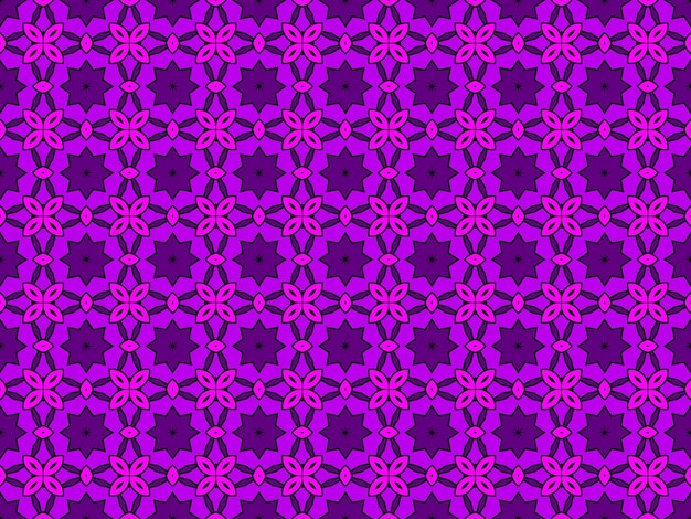 patrón sin costuras abstracto púrpura y púrpura con un patrón de flores