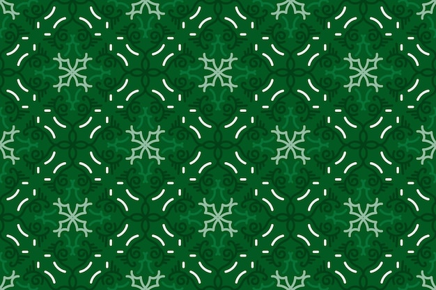 un patrón sin costuras abstracto verde y blanco con formas geométricas y cuadrados