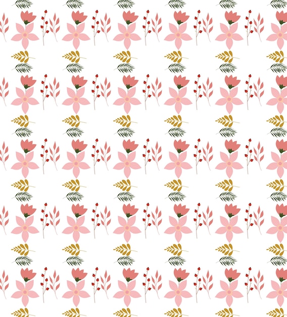Patrón sin costuras acuarela floral