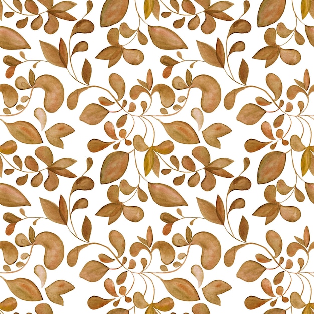 Patrón sin costuras de acuarela con hierbas y flores Fondo floral romántico Diseño de tela
