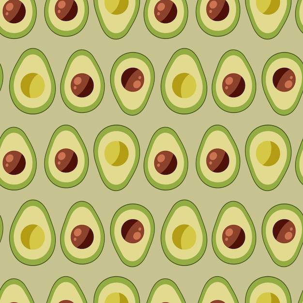 Patrón sin costuras con aguacate Diseño moderno para papel de envoltura de impresión papel de pared de tela textil