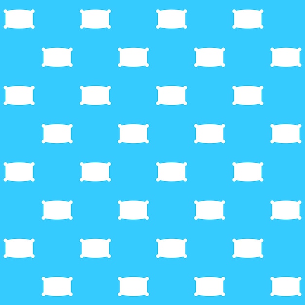 Patrón sin costuras de almohada vectorial minimalista