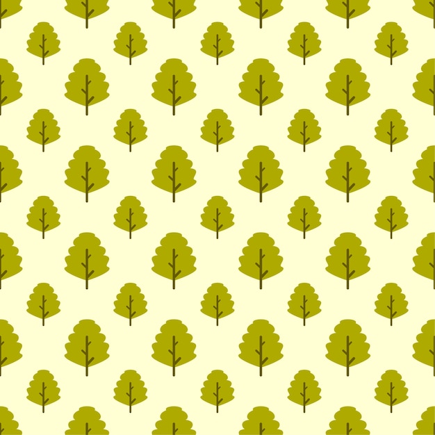 El patrón sin costuras del árbol de otoño