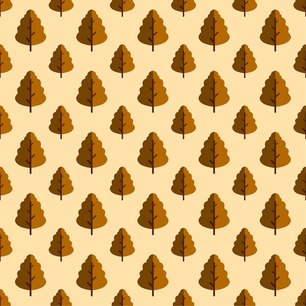 El patrón sin costuras del árbol de otoño