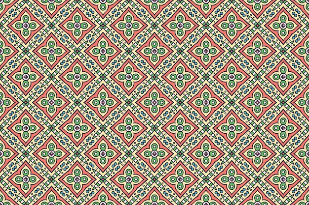 Patrón sin costuras. Azulejos decorativos vintage.