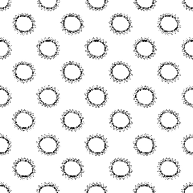 Patrón sin costuras a base de hierbas Fondo floral claro en un estilo minimalista moderno Ilustración vectorial Diseño de moda para tela moda textil estampados papel tapiz papel de regalo álbum de recortes