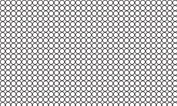 Vector un patrón sin costuras en blanco y negro con muchos agujeros