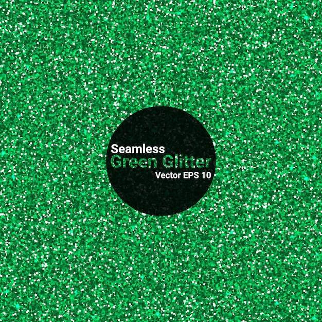 Patrón sin costuras de brillo verde Fondo de fiesta brillante con textura brillante verde Vector de vacaciones