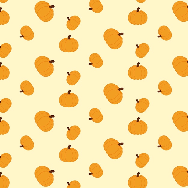 Patrón sin costuras de calabaza
