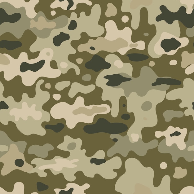 Patrón sin costuras de camuflaje militar de textura