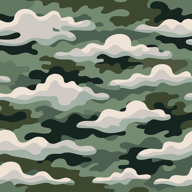 El patrón sin costuras de camuflaje