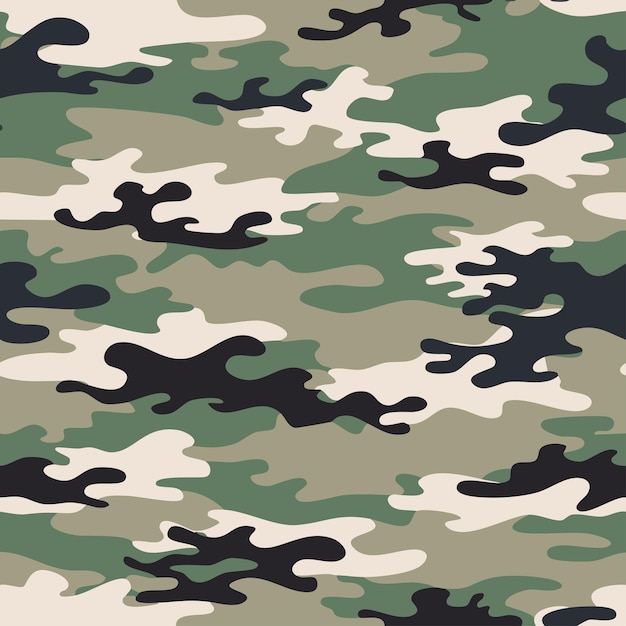 El patrón sin costuras de camuflaje