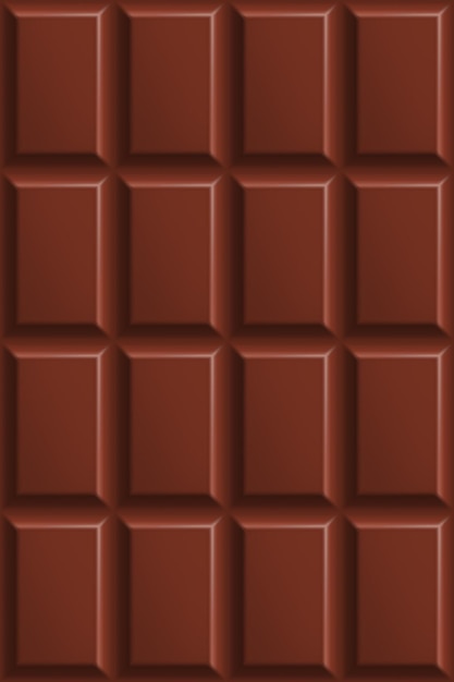 Vector patrón sin costuras de chocolate con leche