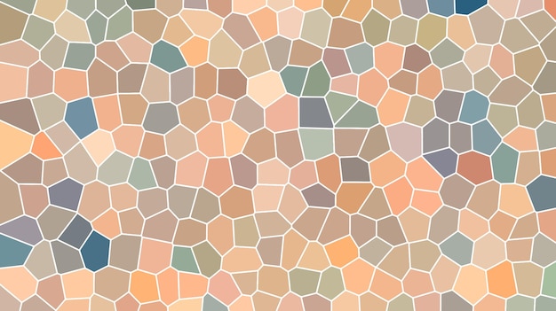 Patrón sin costuras de color abstracto Ilustración de mosaico multicolor para texturas textiles fondos de pantalla carteles carteles cubiertas y fondos simples