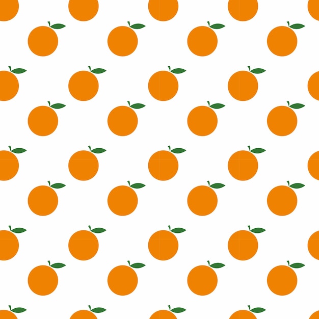 Patrón sin costuras de color naranja