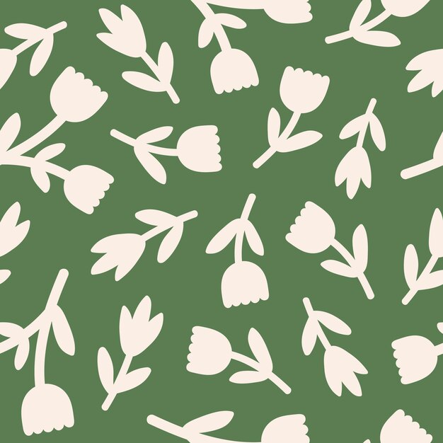 Patrón sin costuras con coloridas flores de margarita en un fondo pastel Ilustración vectorial