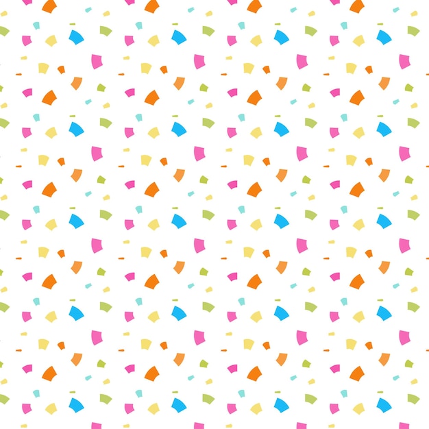 patrón sin costuras con confeti