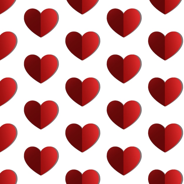 patrón sin costuras con corazón conjunto de iconos de corazón corazón de píxeles corazón brillante silueta de corazón corazón dibujado
