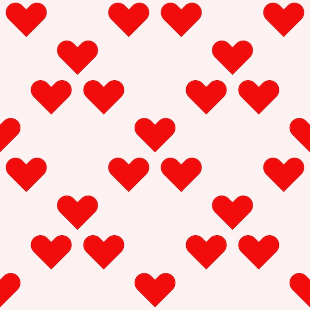 patrón sin costuras de corazón