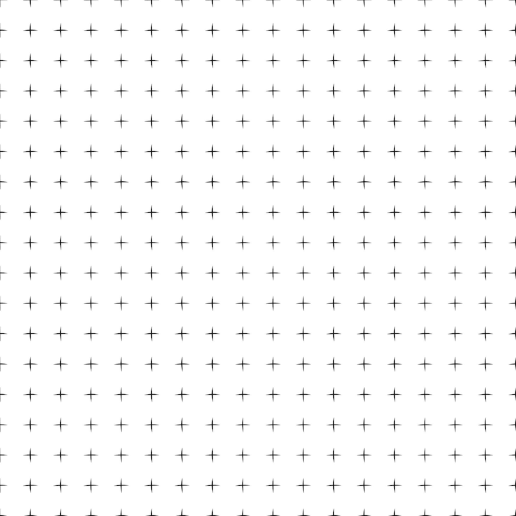 Vector patrón sin costuras de cruz con signo más red de matemáticas de fondo símbolo de cruz