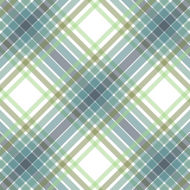 Patrón sin costuras a cuadros Compruebe la textura de la tela Diseño de impresión textil vectorial