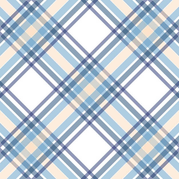 Patrón sin costuras a cuadros Compruebe la textura de la tela Diseño de impresión textil vectorial
