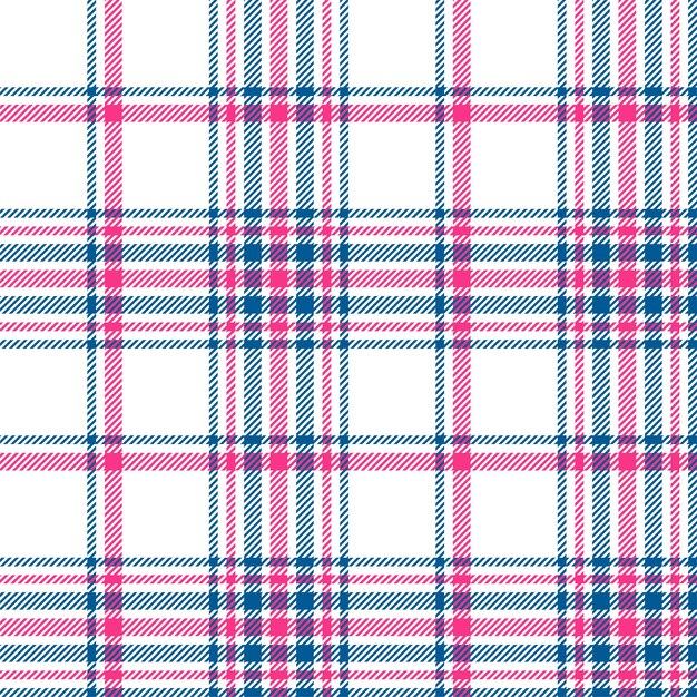 Patrón sin costuras a cuadros Compruebe la textura de la tela Estampado textil vectorial