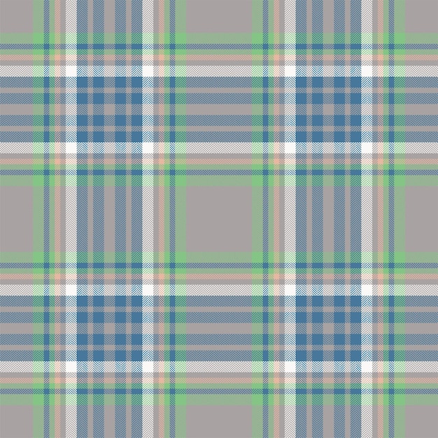 Patrón sin costuras en cuadros Compruebe la textura de la tela Impresión textil vectorial