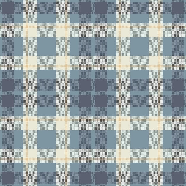 Patrón sin costuras en cuadros Compruebe la textura de la tela Impresión textil vectorial