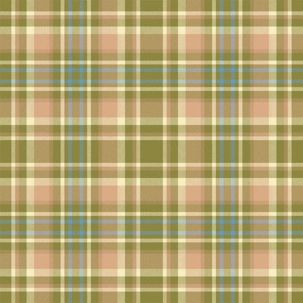 Patrón sin costuras en cuadros Compruebe la textura de la tela Impresión textil vectorial