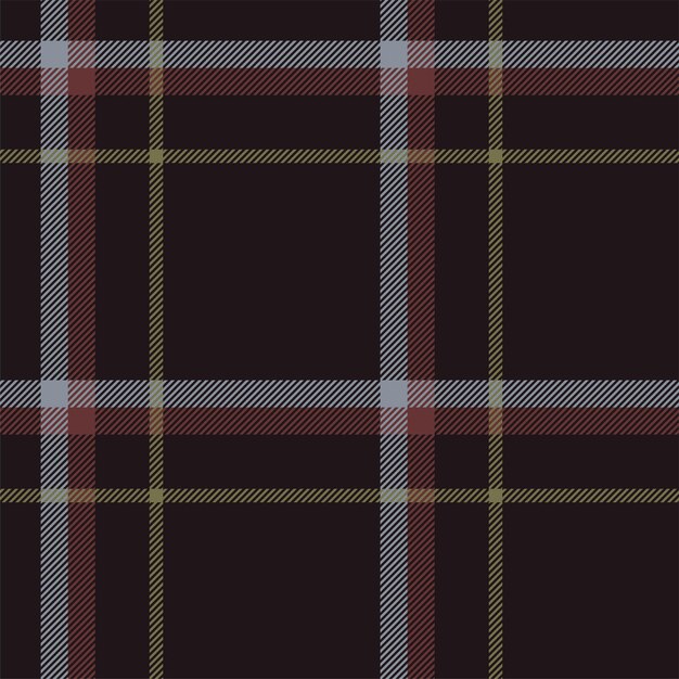 Patrón sin costuras en cuadros Compruebe la textura de la tela Impresión textil vectorial