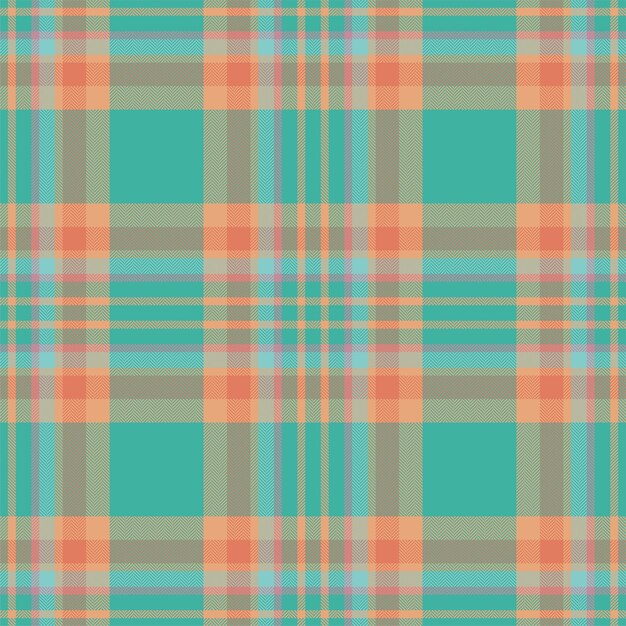 Patrón sin costuras en cuadros Compruebe la textura de la tela Impresión textil vectorial