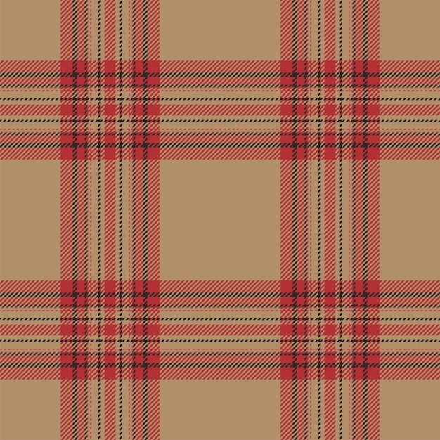 Patrón sin costuras en cuadros Compruebe la textura de la tela Impresión textil vectorial