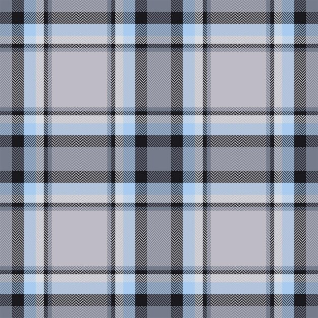 Patrón sin costuras en cuadros Compruebe la textura de la tela Impresión textil vectorial
