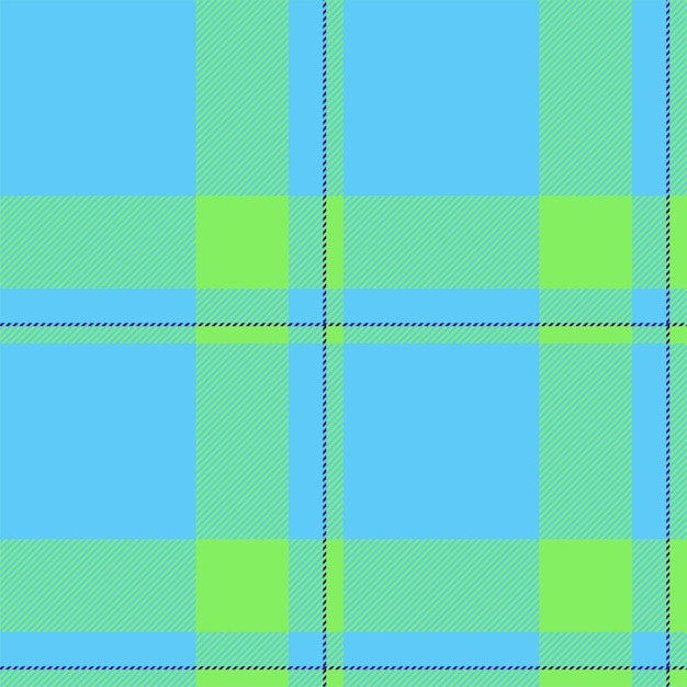 Patrón sin costuras en cuadros Compruebe la textura de la tela Impresión textil vectorial