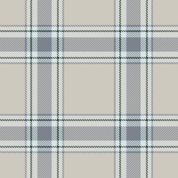 Patrón sin costuras en cuadros Compruebe la textura de la tela Impresión textil vectorial