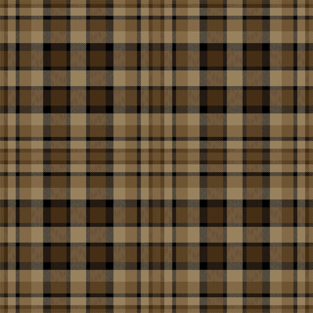 Patrón sin costuras en cuadros Compruebe la textura de la tela Impresión textil vectorial