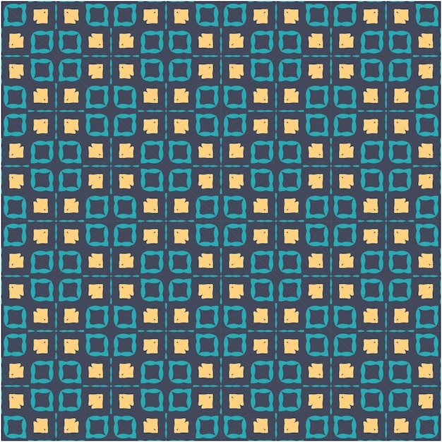 Patrón sin costuras decorativo con estilo de diseño retro abstracto minimalista