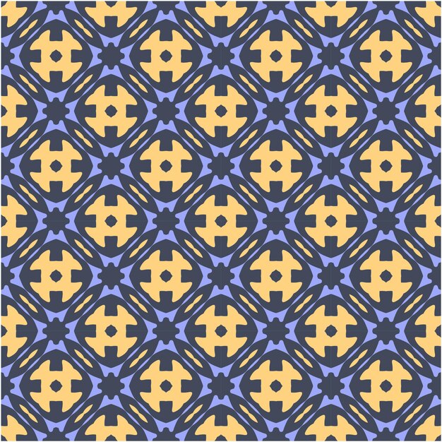 Patrón sin costuras decorativo con estilo de diseño retro abstracto minimalista