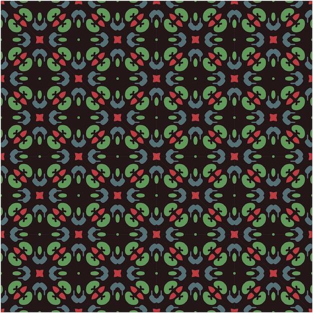 Patrón sin costuras decorativo con estilo de diseño retro abstracto minimalista