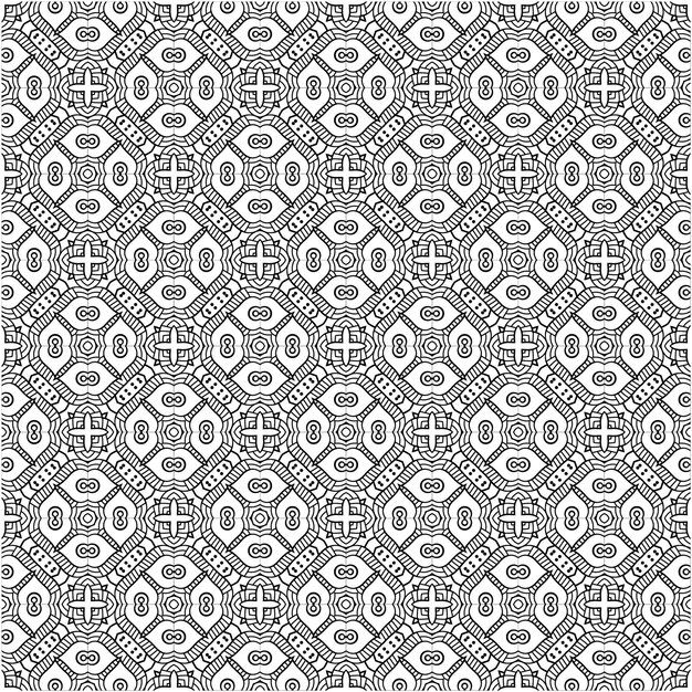 Patrón sin costuras decorativo con estilo de diseño retro abstracto minimalista