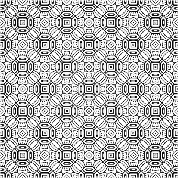 Patrón sin costuras decorativo con estilo de diseño retro abstracto minimalista