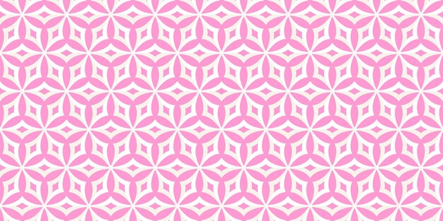 Patrón sin costuras decorativo hexagonal rosado geométrico 3D sin costuras con formas ornamentales