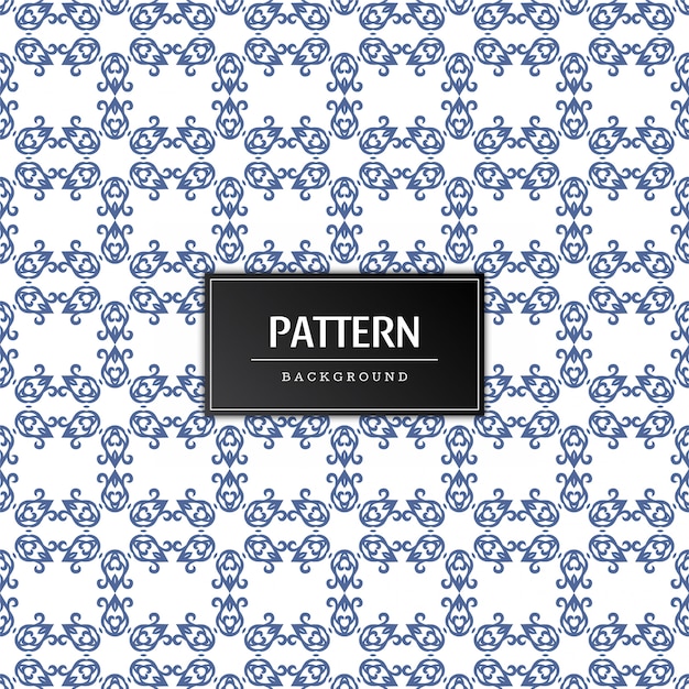 Patrón sin costuras decorativo